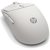HP 400 Quiet Wireless Mouse, Dual Bluetooth &amp; 2.4GHz, Soft Silicone, Quiet Clicks, Microsoft Wheel, 24-Month Battery, 6000 DPI, Ambidextrous, Eco-Friendly Design, Multi-OS, Maple