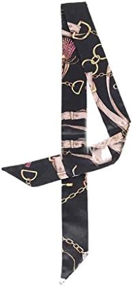 KOROWA Ladies' Twilly Ribbon Bag Tied Handle Small Ribbon Scarf #1
