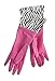 Evriholder Glam Reusable Latex Dishwashing Gloves for Kitchen or Cleaning, 3 Pairs, Yellow, 3 Count