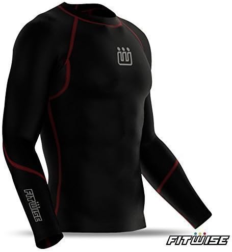 Mens compression base layer Armour Top Long Sleeve Skins Tight Body Fit Shirt