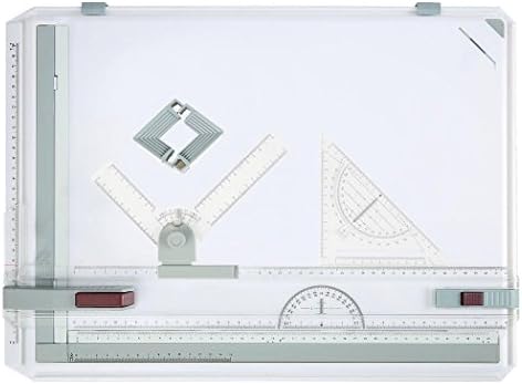 Large A3 Drawing Table Ergonomically Designed Board Set with Adjustable Measuring and Locking Mechanism