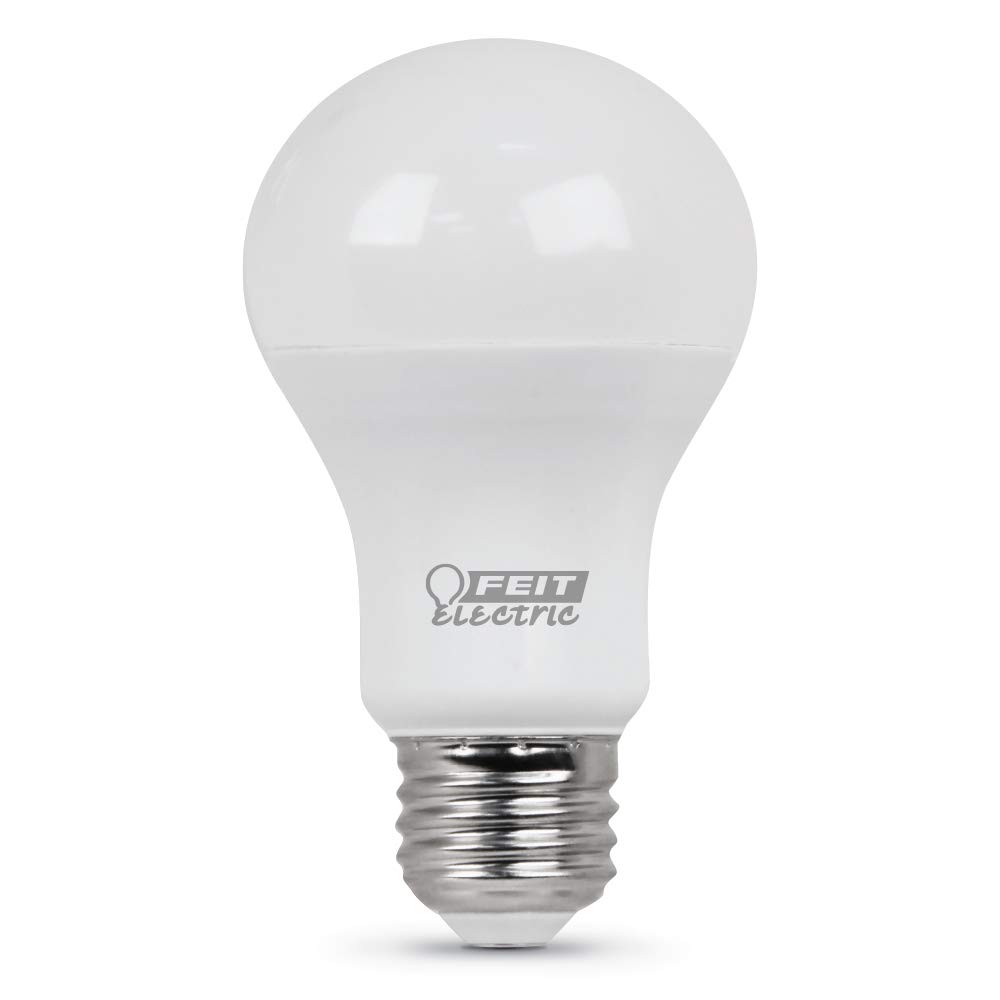 Photo 1 of  oack of 2 Feit Electric A19 LED Light Bulb, 60W Equivalent, E26 Medium Base, 800 Lumens, 3500K Neutral White, Non-Dimmable Standard Light Bulb, 10-Year Lifetime, A800/835/10KLED