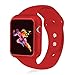 KEASDN Compatible with Apple Watch Band with Case 38mm 42mm, Silicone Sport iWatch Strap Band with Shock-Proof Case Compatible with Apple Watch Series 3/2/1