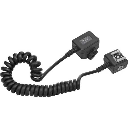 Vivitar Heavy Duty Off-Camera Flash Shoe Cord - Canon EOS TTL (2')