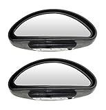 Side Mirror - Auxiliary Car Mirror Offers Wide Angle View (Pack of 2)
