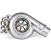maycom Creative Spinning New Chrome Matte Silver Turbo Turbocharger Keychain Key Chain Ring Keyring Keyfob,make Whistle Sound