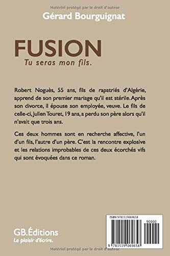 Fusion Tu Seras Mon Fils French Edition Gerard Bourguignat