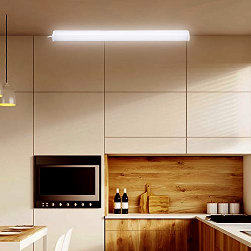 LED Feuchtraumleuchte 60W 120CM Led Röhre Leuchte Neutralweiß 6000K, IP65 Wasserdicht LED Deckenleuchte für Garage… – Bild 6