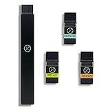 KININ Eco Personal Aromatherapy Inhaler Starter Pack – Rechargeable Pod-Based Portable Diffuser with Relax, Recover & Focus Wellness Essential Oil Pods