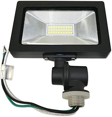 DEMASLED 10W LED Flood Light with Knuckel, Waterproof IP65 for outdoor, Daylight White, 5700K, 120V, 1100lm, UL, Security Lights