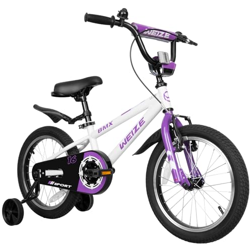WEIZE Kids Bikes 16 20 Inch Boy Bike for Kids BMX Style