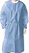 Omni Health Isolation Gown 28g, Spun-Bonded Polypropylene, Blue, 10  Piece/Pack primary