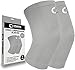 Crucial Compression Knee Sleeve (1 Pair) - Best Knee Braces for Knee Pain for Men & Women - Non-Slip Knee Support for Running, Weightlifting, Basketball, Gym, Workout, Sports