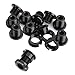 Box One 7075-T6 Alloy Bike Chainring Bolts - Black, M8 x 0.75p Thread, 5mm Allen Key, Compatible with Any Chainring/Crank, Including Threaded Holes | 7g Weight