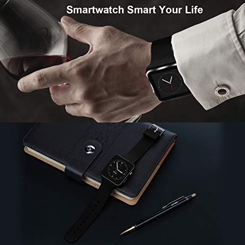 Bluetooth Smart Watch with Camera Touchscreen,Waterproof Smartwatch Unlocked Phone Watchs with SIM Card Slot, Smart Wrist Watch Compatible with Android iPhone X 8 7 6 5 Plus