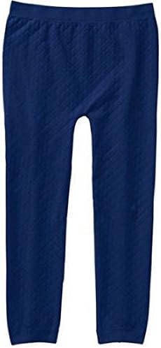 Miss Majesty Quilted Seamless Leggings, Navy, 7-16