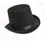 Amazon.com: Package of 6 Mini Black Felt Top Hats for Your ...