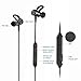 Bluetooth Headset, Wireless Magnetic Bluetooth 4.1 In-ear Stereo Headphones Noise Isolation Earbuds with Mic and Comfortable Silicone Ear-hooks for IOS and Android Cellphones