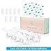 Best Baby - Baby Locks Cabinet Locks Child Safety Latches - Child Proof Cabinet Locks - Cabinet Baby Proofing Safety - Child Safety Locks Standard Length (12), 12 Pack