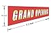 Grand Opening Banner | Large Store Advertising Sign | Business Restaurant Shop Flag