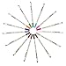 GuangNa Metallic Marker Pens, Set of 15 Colors Calligraphy Brush Markers for Card Making, DIY Photo Album, Scrapbooking and Many Surfaces (Brush Tip)