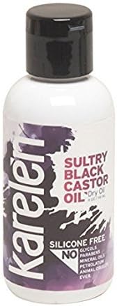 KARELEN DRY Body OIL 4 OZ -BLACK CASTOR OIL