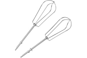 Hand Mixer Beaters Replacement for Cuisinart CHM Series Stainless Steel Attachments Set of 2 for HM-50 HM-70 CHM-3