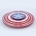 Mictchz Fidget Spinner, Captain America's Shield Designed Prime Metal Hand Spinner, Fast Bearings Finger Spinning Toy for EDC Relieves Stress and Anxiety, Great Gift for ADHD Kids & Adults