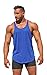Men's Blank Y Back Stringer Tank Top. Made in America