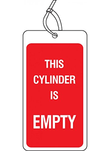Caledonia Signs 54538 Safety Tag "This Cylinder is Empty" (Pack of 10)