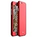 IPAKY All-Round Protective Slim Case Cover with Tempered Glass Screen Protector Skin for Apple iPhone 6/6S Plus 5.5'' (Red)