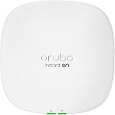 HPE Networking Instant On Access Point AP25 4x4 WiFi 6 Indoor Wireless Access Point | Power Source Not Included | US Model (R9B27A), Dual-Band