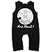 Gobrillant Boy Sleeveless Newborn Romper Bodysuit Jumpsuit Baby Clothes Outfits (6-12 Months, Black)