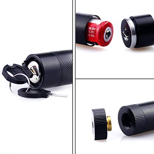 Green Light Pointer, Loyalfire Tactical High Power Pen Visible Beam with Adjustable Focus for Hunting Hiking Outdoor Projector Travel Flashlight LED Interactive Baton