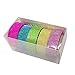 Mikey Store 5pcs Decorative DIY Tape Washi Sticky Paper Masking Adhesive Decorative Tape Scrapbooking 5x Washi Sticky Paper Masking Adhesive Decorative Tape Scrapbooking Paper Roll Tape (A)