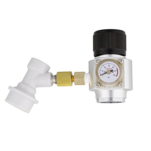 Portable Cornelius Keg Dispense Kit - Mini CO2 Regulator and Draft Beer Dispenser Keg Spout for Beer and Soda - Thumbnail 2