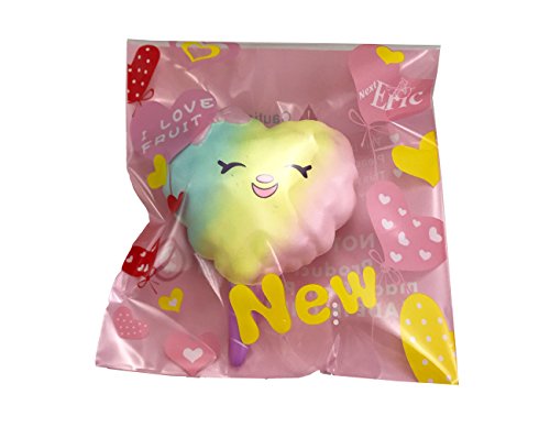 ERIC Squishies Slow Rising Cotton Candy Marshmallow Creamy Scent Squishy for Kids Party and Stress Relief Toys - Thumbnail 6