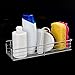 HASKO accessories - Powerful Vacuum Suction Cup Shower Caddy - Basket for Shampoo, Conditioner, Soap - Rustproof Stainless Steel (Chrome)