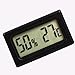 Mini Digital Temperature Humidity Meter Gauge Thermometer Hygrometer LCD Degree Celsius(C) Display Black