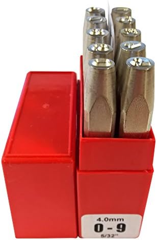 PryorPremium Pp10040 09 Punches, 10 Piece, 5/32", 4.0mm