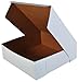 Southern Champion Tray 0995 Premium Clay Coated Kraft Paperboard White Non-Window Lock Corner Bakery Box, 16