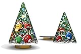 M&M's Musical Christmas Tree Collectible Tin with Chocolate Candies Gift Set, 2.37 oz