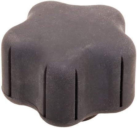 RK-63 Soft-Touch Thermoplastic Five-Lobe Knob 2.26 Inch Diameter, 1/4-20 thd.