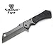 Snake Eye Tactical Heavy Duty Folding Pocket Knife Outdoors Camping Hunting Fishing. (Black Wood)
