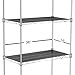 Sterling Shelf Liners Wire Rack Covers: Plastic Shelf Liner Cover for Wire Shelving: Cover Mats for Shelves in Pantry, Closet, and More: 18x36 Inch: Clear, Set of 4