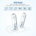 POWXS AAA Rechargeable Batteries, 800mAh Long Lasting 1.2v Triple AAA Solar Batteries for Solar Lights Garden Lamp (8 Pack)