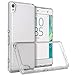 Sony Xperia XA Case, CoverON [ClearGuard Series] Hard Clear Back Cover with Flexible TPU Bumpers Slim Fit Phone Cover Case for Sony Xperia XA - Clear