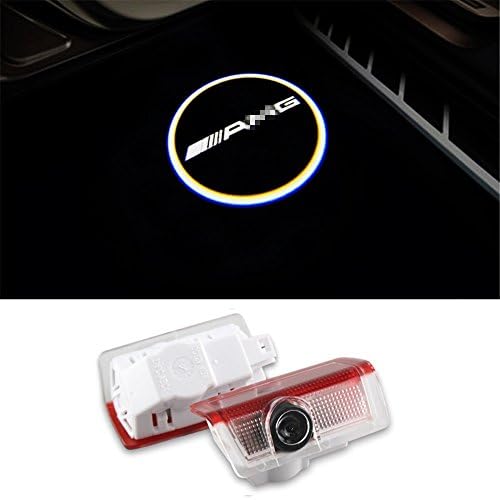 2X LED Car Door Welcome Logo Door Laser Lights For Mer.cedes Benz A B C E M GLA GL Class W166 W212 W246 W176 W205 X164 GLA