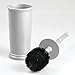 iDesign Kent Toilet Bowl Brush and Holder for Bathroom Storage - Gray