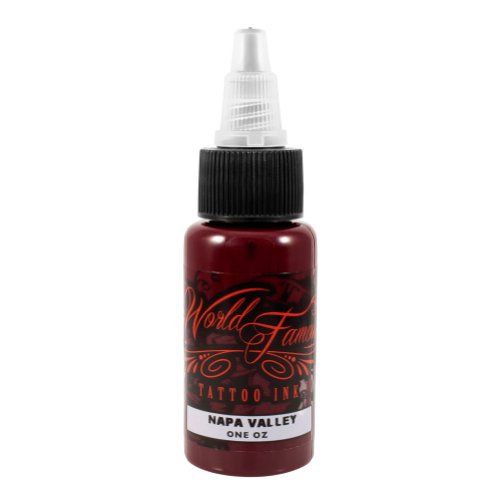 World Famous Color Tattoo Ink Authentic Napa Valley Red Pigment in 1oz Bottle